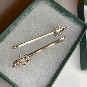 Metal Shooting Star Hair Pins (2)